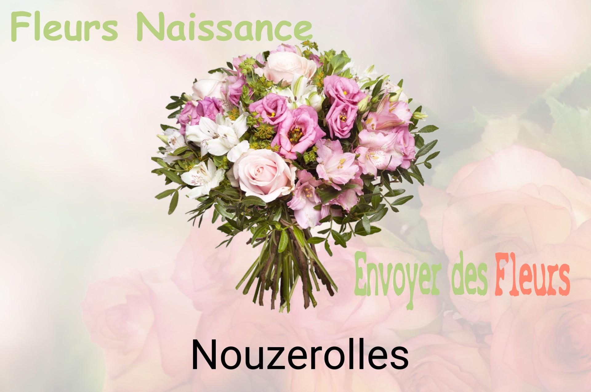 Bouquet de fleurs de naissance livré à Nouzerolles